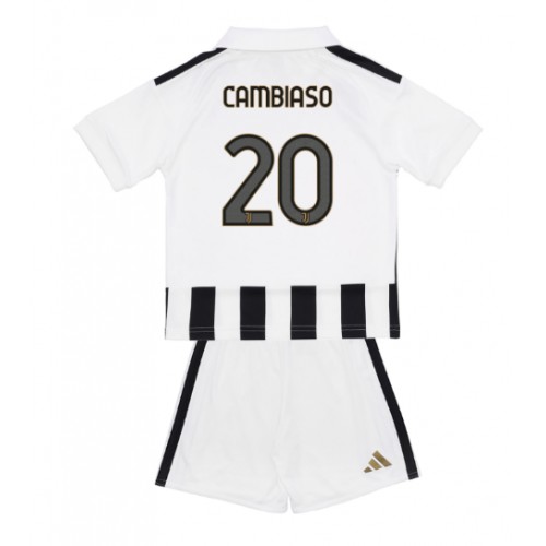Juventus Andrea Cambiaso #20 Koti Peliasu Lasten 2026-27 Lyhythihainen (+ Lyhyet housut)